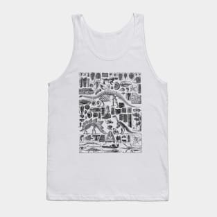 Paleontology Fossil Chart Tank Top